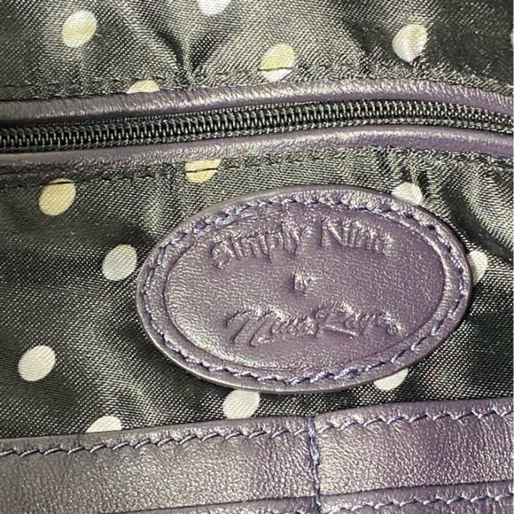 Simply Nina by Nina Raye® Vintage Satchel Large Handbag Purple - Picture 14 of 15